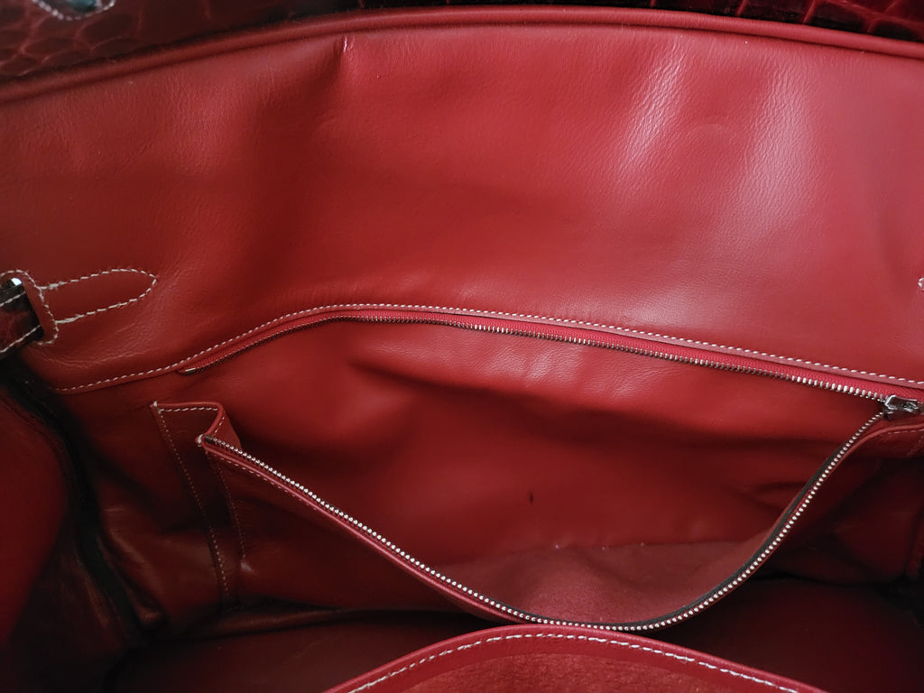 Hermès Birkin 35 in Porosus Crocodile Leather