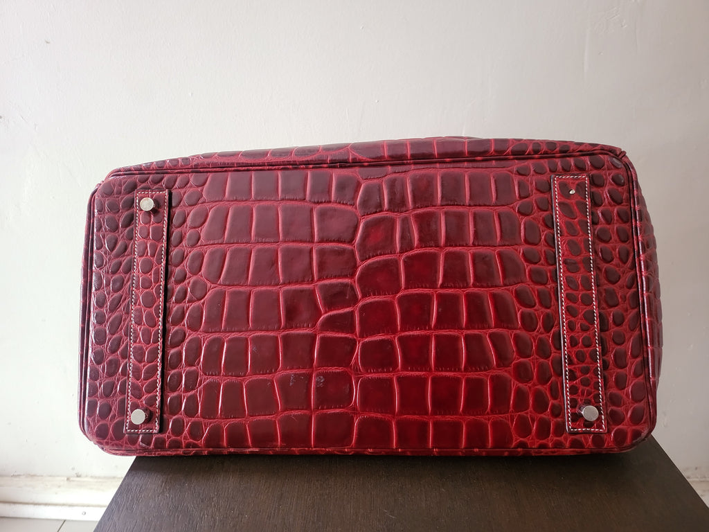 Hermès Birkin 35 in Porosus Crocodile Leather