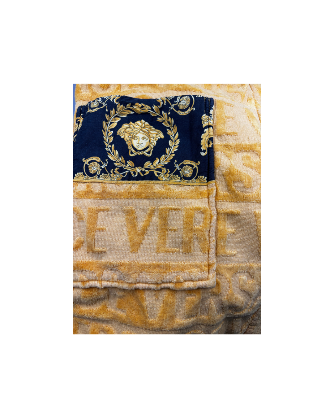 Versace Model Heart Baroque Bathrobe