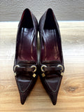 Gucci Guccissima Leather Pointed Toe Pumps