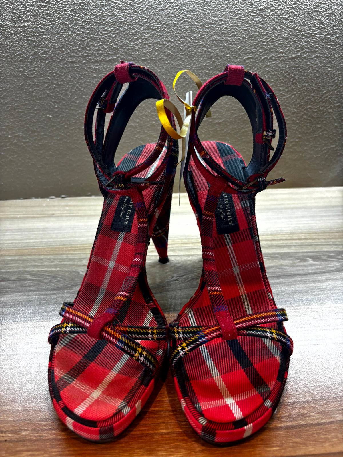 Burberry Red Hans Sandals