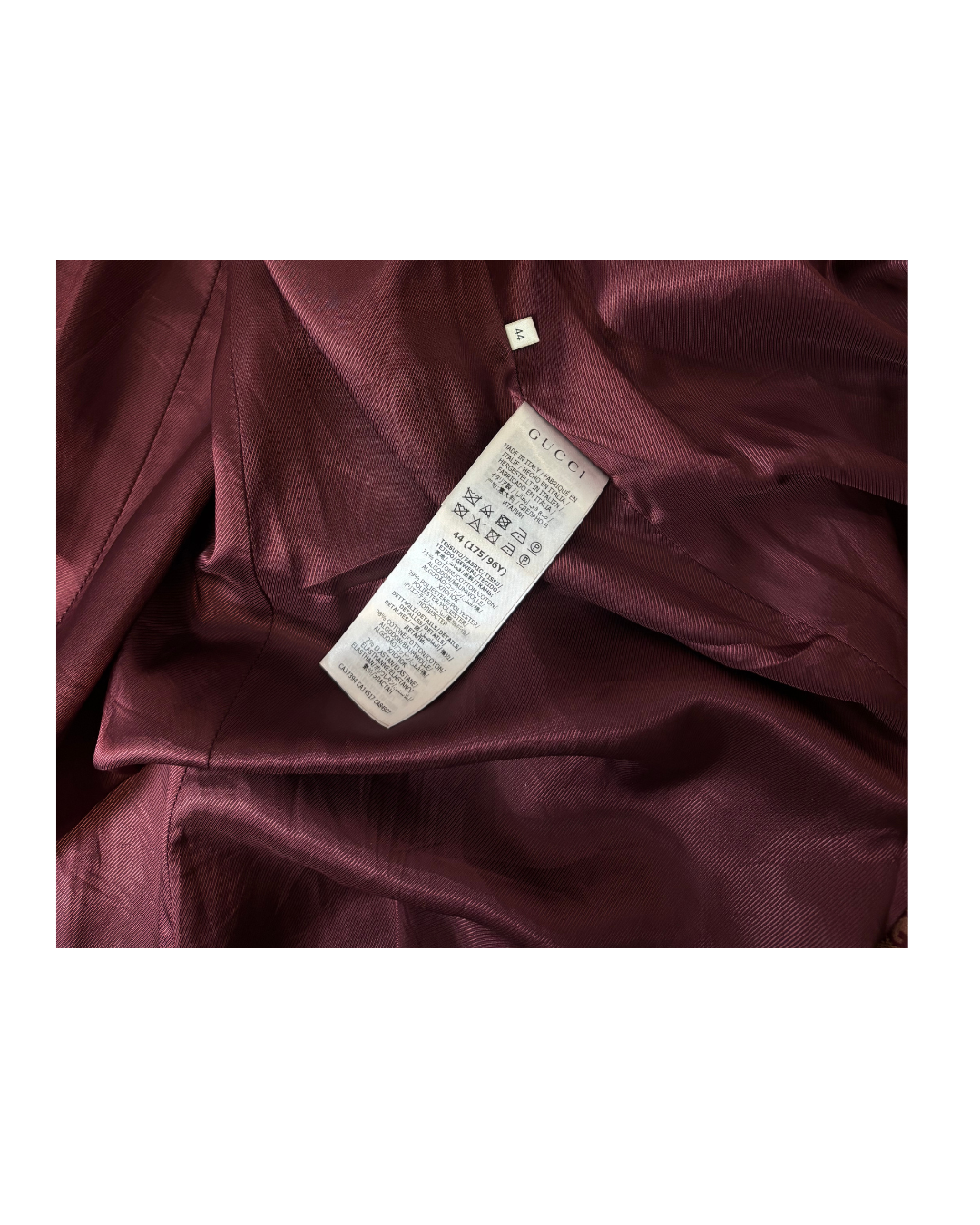 Gucci Monogram Ebony Longline Coat