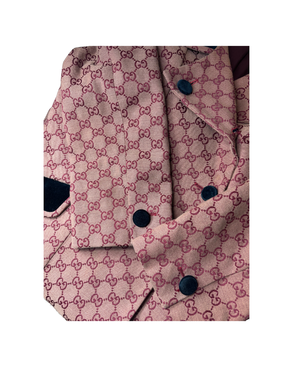 Gucci Monogram Ebony Longline Coat