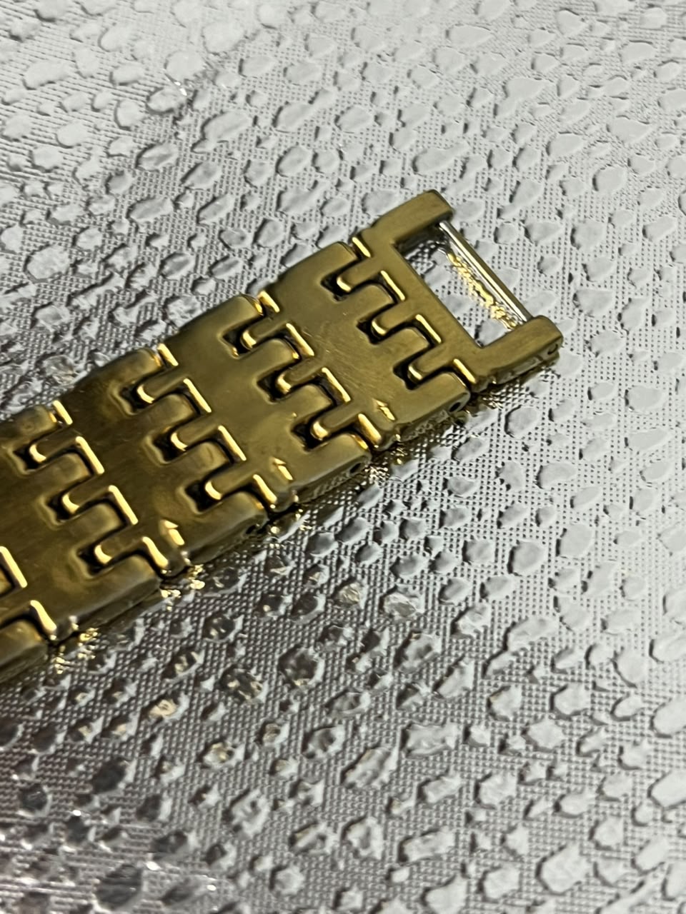 Seiko Gold Rectangular Dress Watch