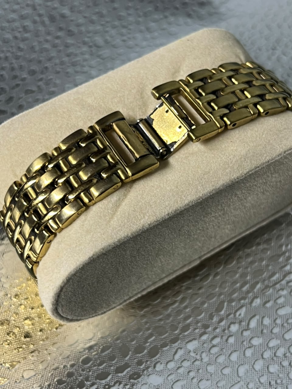 Seiko Gold Rectangular Dress Watch