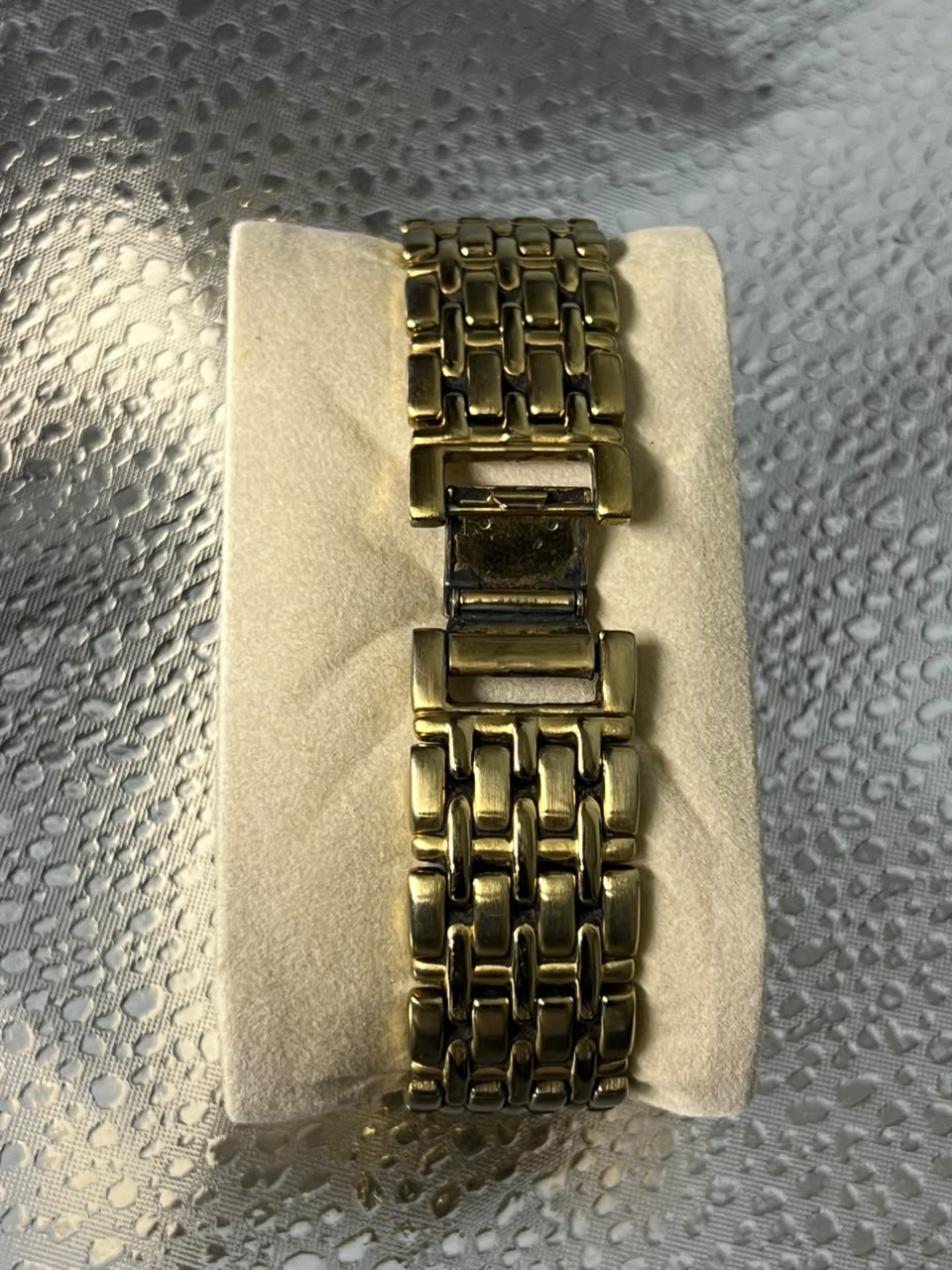 Seiko Gold Rectangular Dress Watch