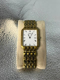 Seiko Gold Rectangular Dress Watch
