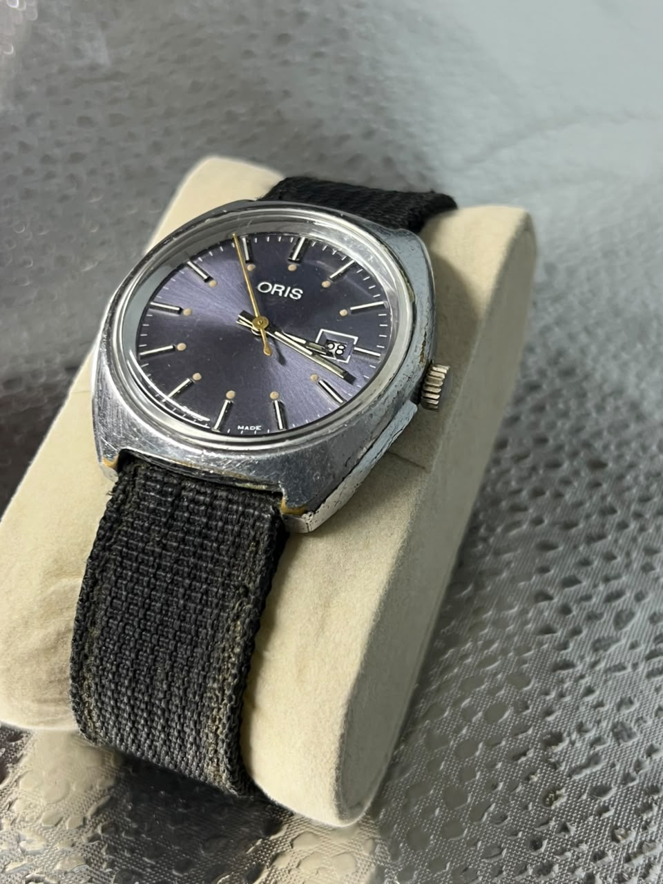 Oris Vintage Blue Dial Dress Watch