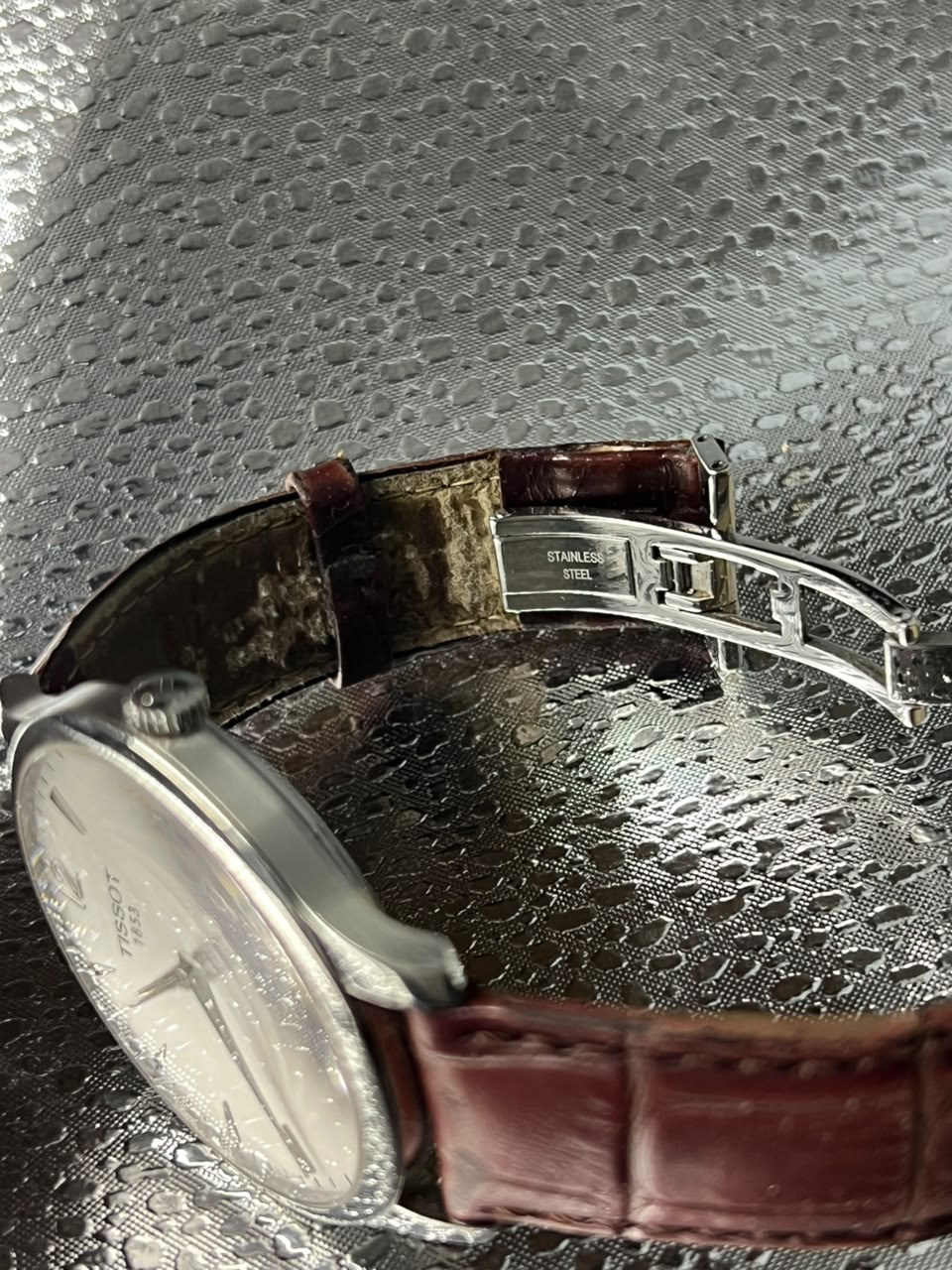 Tissot Brown Leather Dress Watch
