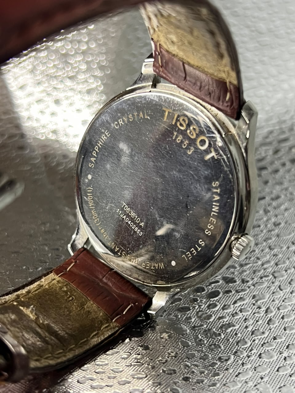 Tissot Brown Leather Dress Watch