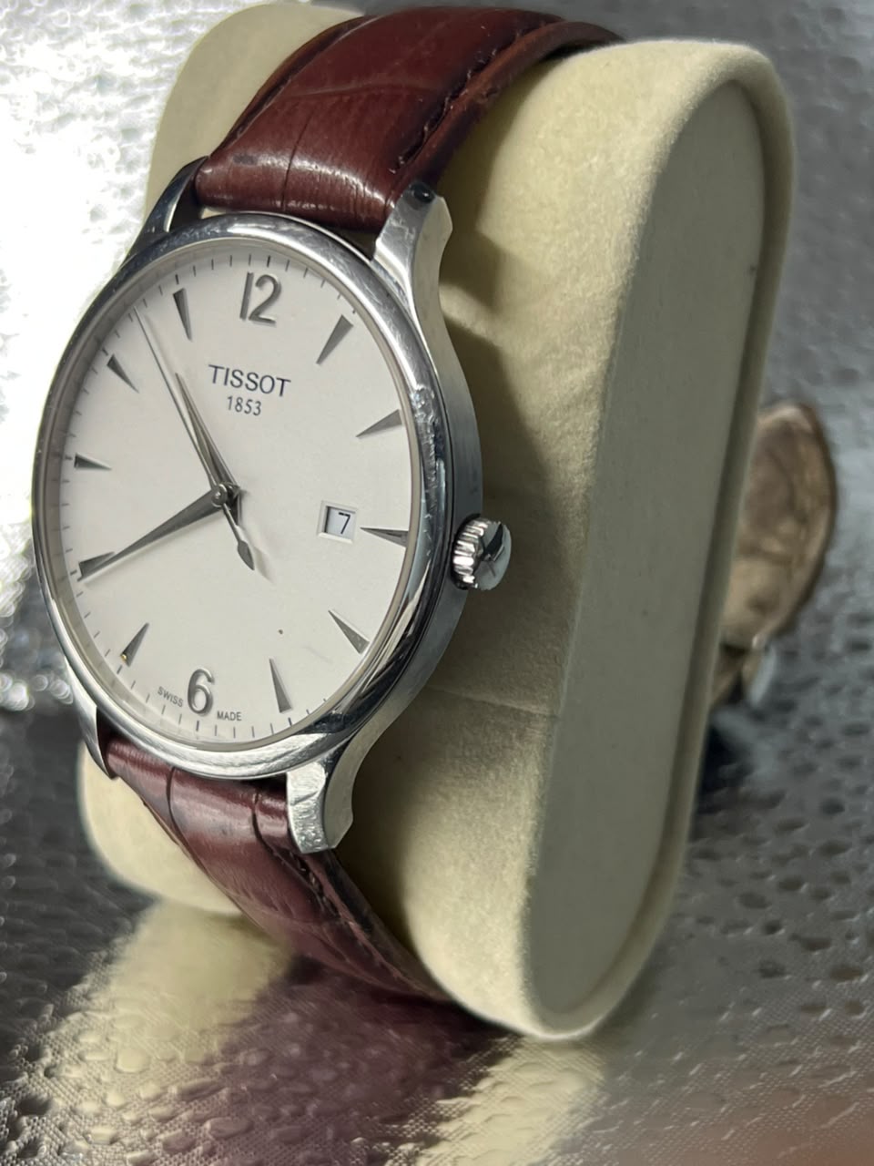 Tissot Brown Leather Dress Watch