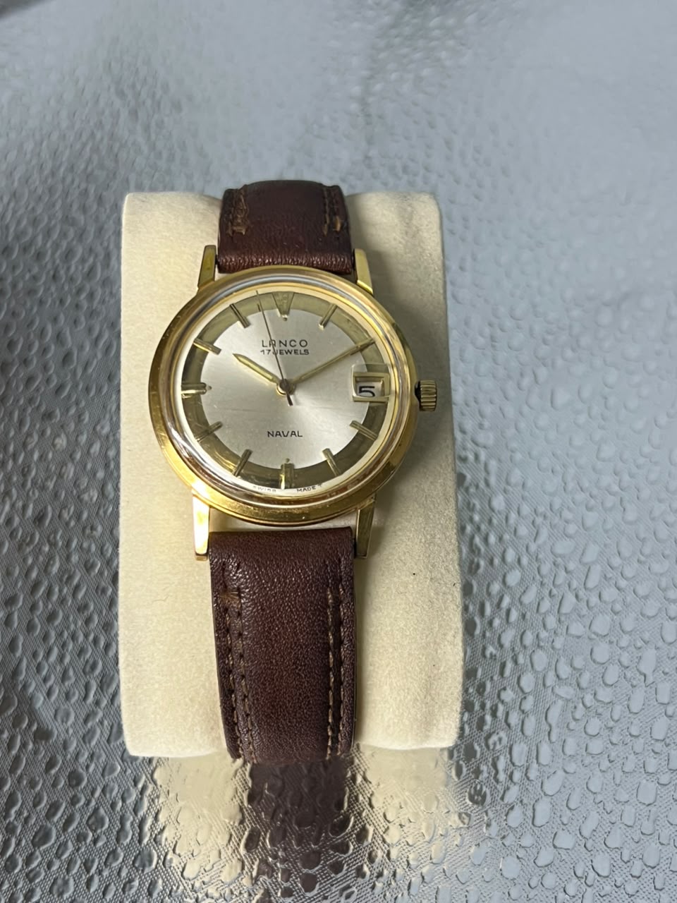 Lanco Naval 17 Jewels Vintage Dress Watch