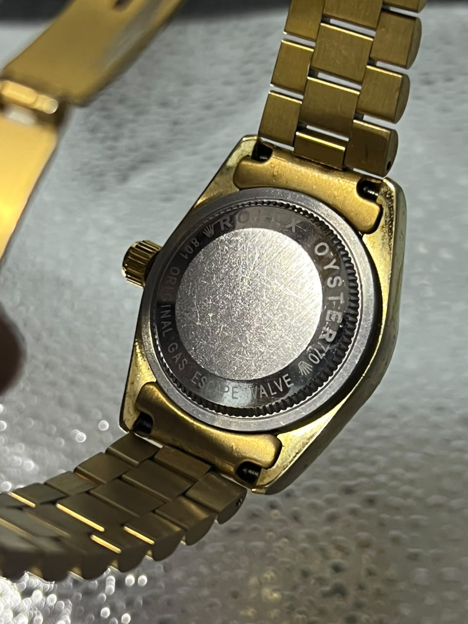 Rolex Datejust Gold Watch