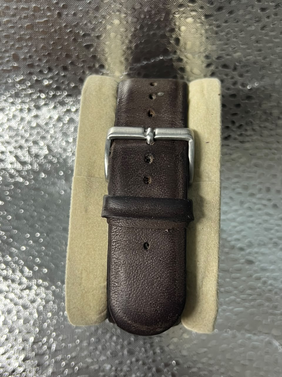 Pulsar Brown Leather Chronograph