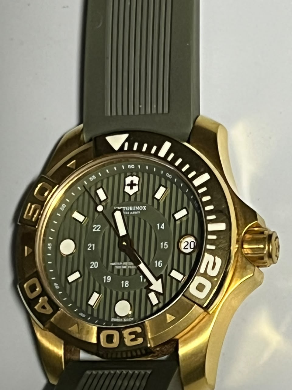 Victorinox Swiss Army Maverick Gold PVD Dive Watch
