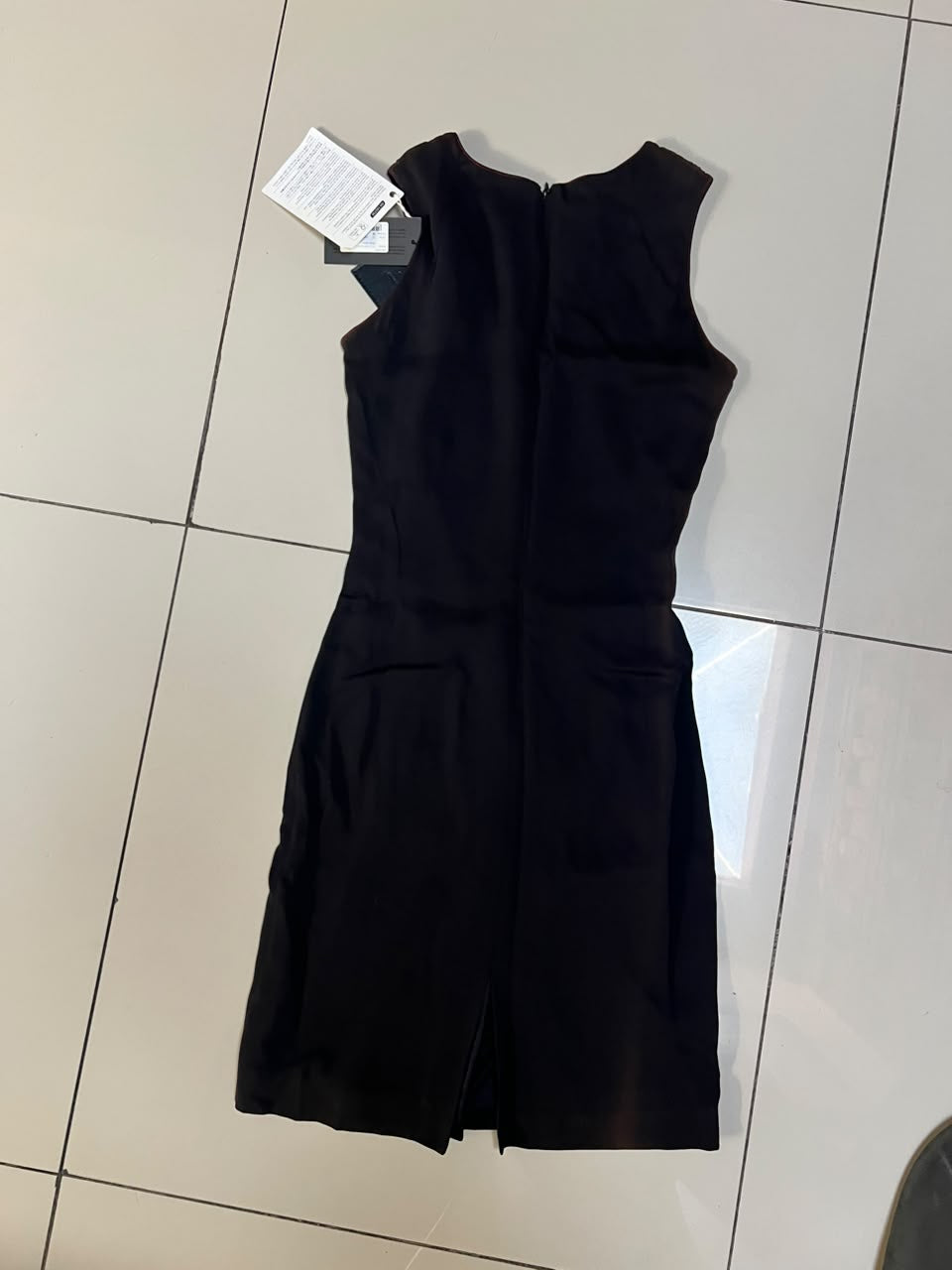 Philipp Plein Black & Red Flame-Print Sleeveless Dress