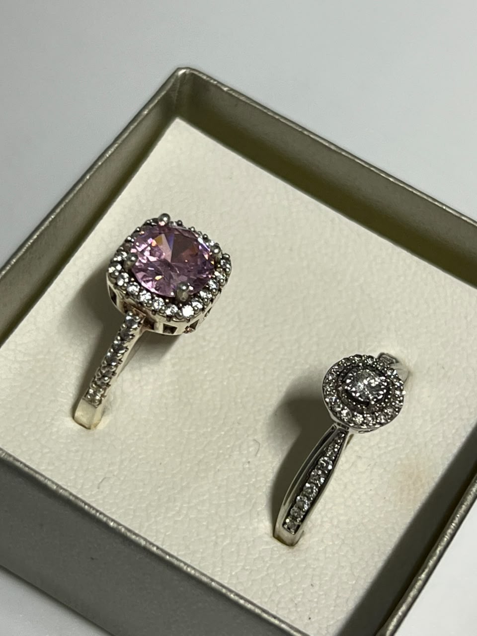 18ct White Gold Ring with White Diamond 1.29ct