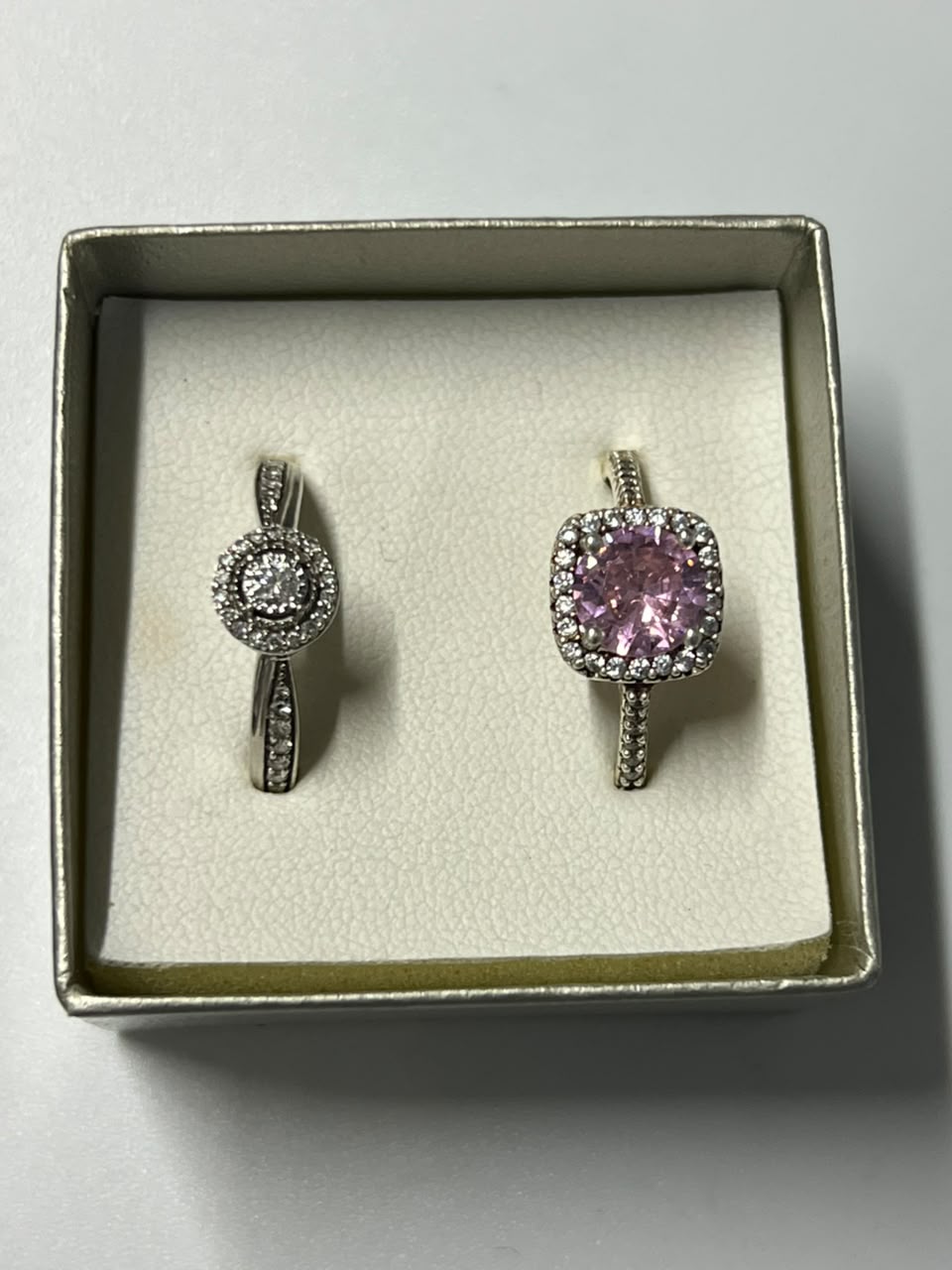 18ct White Gold Ring with White Diamond 1.29ct