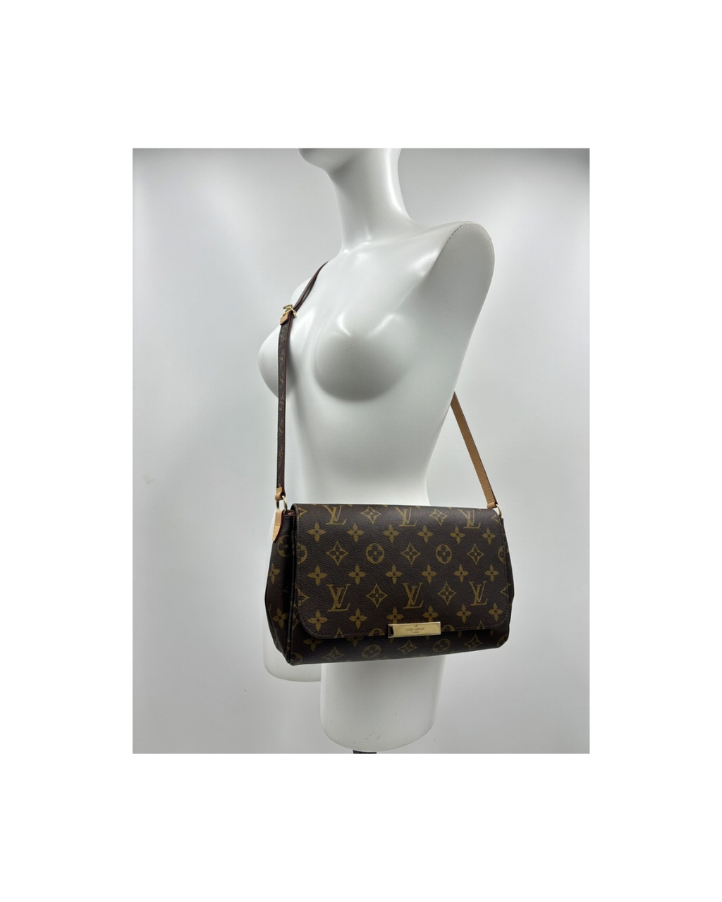 Louis Vuitton Model Favorite MM Bag in Monogram Canvas