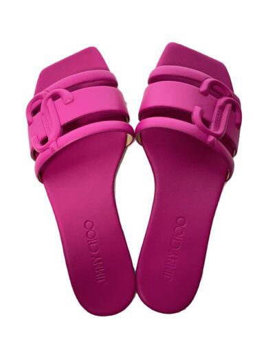 Jimmy Choo pink slides
